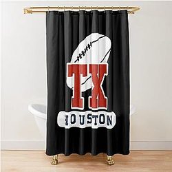 Art Houston Texans Shower Curtain