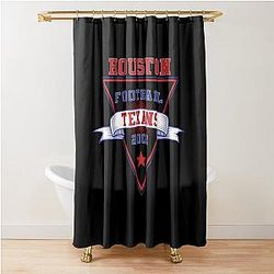 Art Houston Texans Shower Curtain