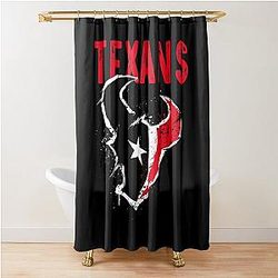 Art Houston Texans Shower Curtain