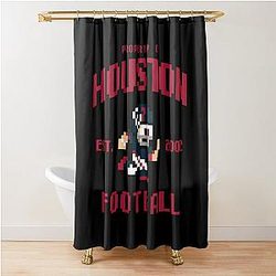 Art Houston Texans Shower Curtain