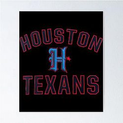 Art in Houston Texans Poster