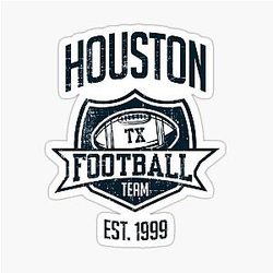 Art Houston Texans Sticker