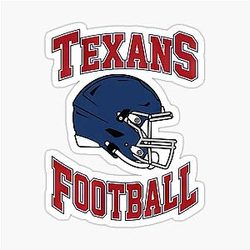 Art Houston Texans Sticker