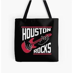 Art and Houston Texans All Over Print Tote Bag