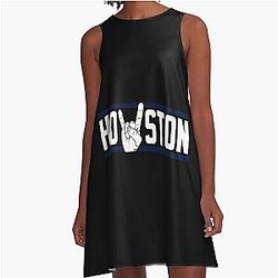 Art Houston Texans A-Line Dress