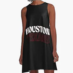 Art Houston Texans A-Line Dress