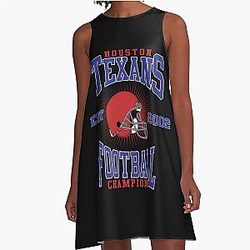 Art Houston Texans A-Line Dress
