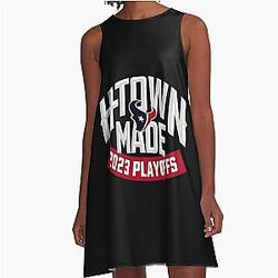 Art Houston Texans A Line Dress