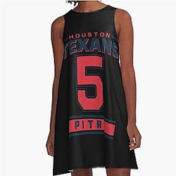Art Houston Texans A-Line Dress