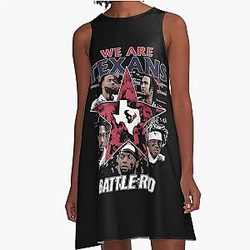 Art Houston Texans A-Line Dress