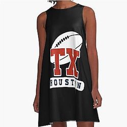 Art Houston Texans A-Line Dress