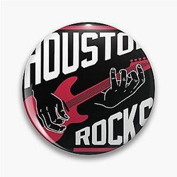 Art Houston Texans Pin