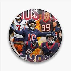 Art Houston Texans Pin