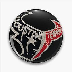 Art Houston Texans Pin