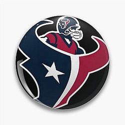 Art Houston Texans Pin