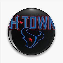 Art Houston Texans Pin