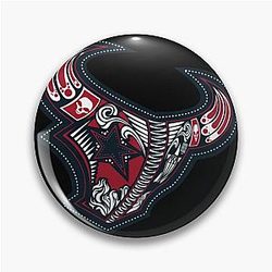 Art Houston Texans Pin