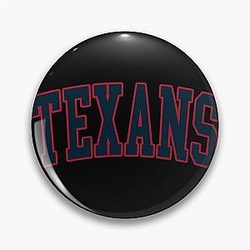 Art Houston Texans Pin