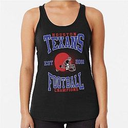 Art Houston Texans Racerback Tank