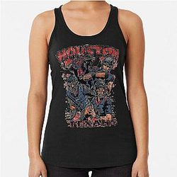 Art Houston Texans Racerback Tank Top