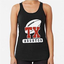 Art Houston Texans Racerback Tank Top