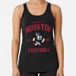 Art Houston Texans Racerback Tank Top