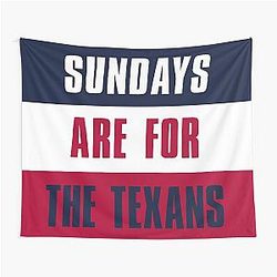 Sundays for The Texans Houston Texans Tapestry