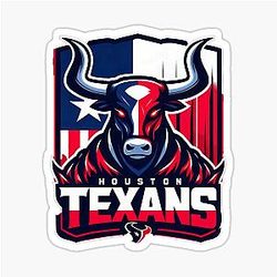 Art Houston Texans Sticker