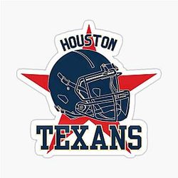 Art Houston Texans Sticker