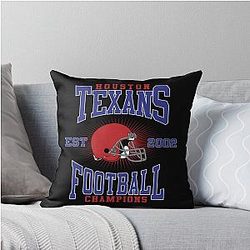 Art for Houston Texans Throw Pillow