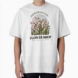Pendragon Flower Shop Howl Moving Castle Inspired Oversized T-Shirt