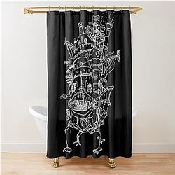 Howl's Moving Castle Fan Art Shower Curtain
