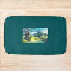 Howl's Moving Castle 4k Bathroom Mat