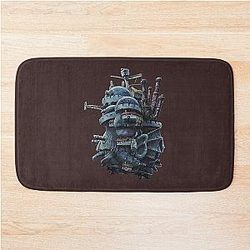 Best Selling the Moving Castle Painting Bath Mat