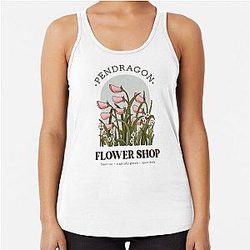 Pendragon Flower Shop - Howl's Castle Inspired Racerback Tank Top