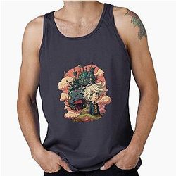 Howl's Castle Fan Art Tank Top