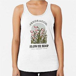 Pendragon Flower Shop - Howl's Moving Castle Inspired Design Racerback Tank Top