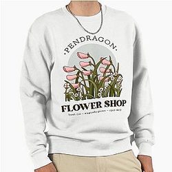 Pendragon Flower Shop Howl's Castle Inspired Pullover Sweatshirt