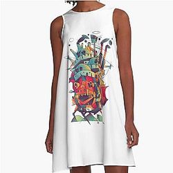 Moving Castle A-Line Dress