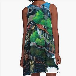 Howl Moving Castle A Line Dress