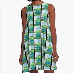 Howl's Moving Castle Long A-Line Dress