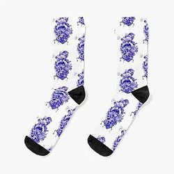 Howl's Castle in Blue Socks