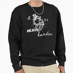 A Heart's Heavy Burden in White - Howl's Castle Pullover Sweatshirt