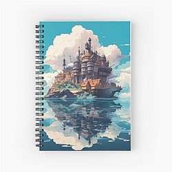 Moving Castle Spiral Notebook