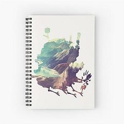 Howl's Moving Castle Spiral Notebook