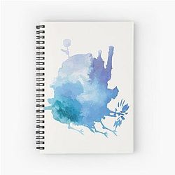 Howl's Moving Castle Spiral Notebook
