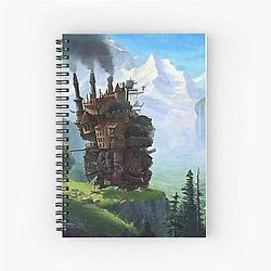 Aesthetics Moving Castle In Forest Notebook