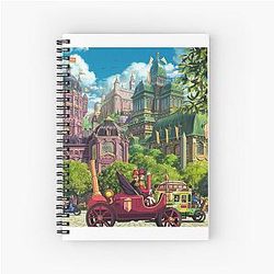 Howl's Moving Castle Studio Ghibli Style Notebook