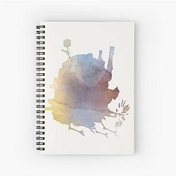 Howl's Moving Castle Spiral Notebook