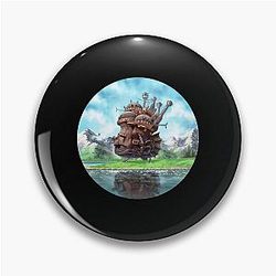 The Santa-Clarified "Howls Moving Castle" in the Mountains Pin